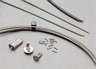 Clad wire for electronic materials
